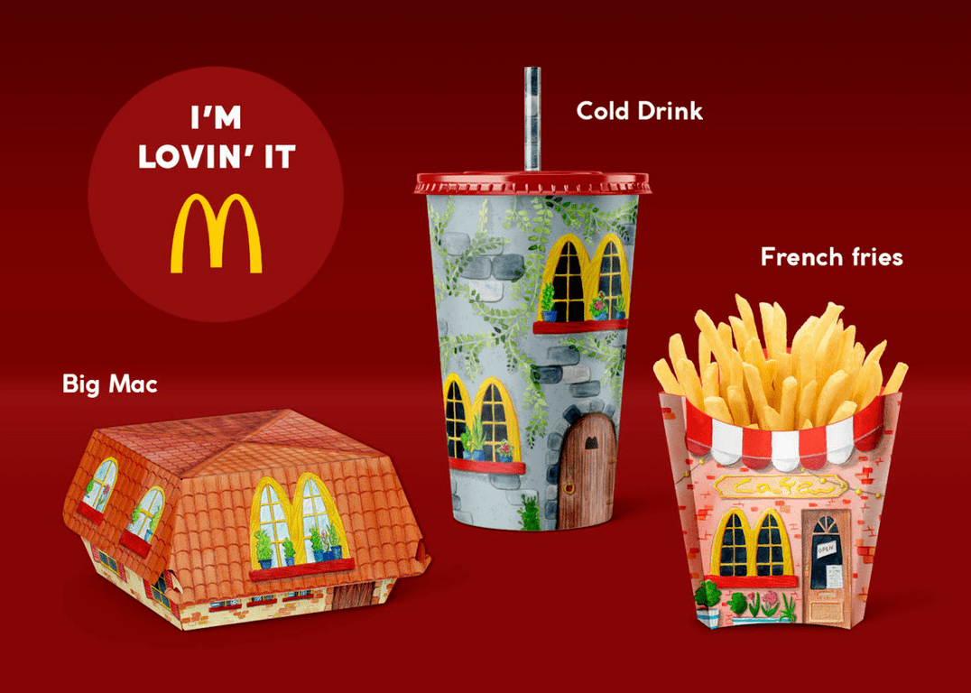 麦当劳创意食品包装设计 广告美学与收藏价值的完美融合